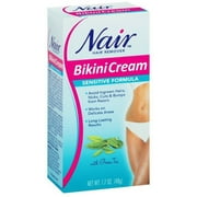 Nair Hair Remover Bikini Cream with Green Tea Sensitive Formula 1.70 oz