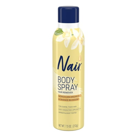 Nair Hair Remover Body Spray, Arm, Leg and Bikini Hair Removal Spray, 7.5 Oz Can