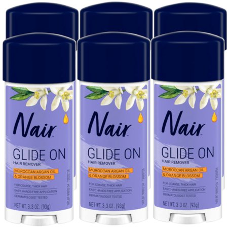 Nair Hair Remover Glides Away Max, Moroccan Argan Oil, 3.3 oz