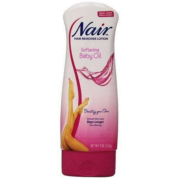 Nair Hair Remover Lotion For Body & Legs, Baby Oil 9 oz