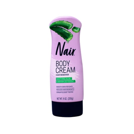 Nair Hair Remover Lotion For Legs, Body Soothing Aloe & Lanolin 9 oz Each