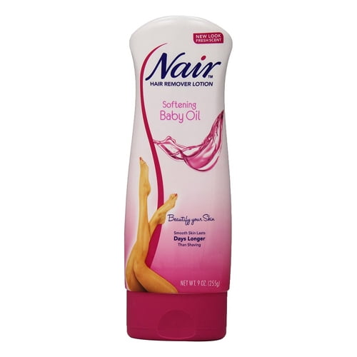 Nair Hair Remover Lotion With Baby Oil 9 Oz, 3 Pack