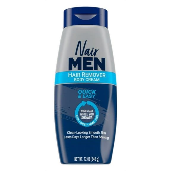 Nair Hair Remover Men Body Cream 12oz (Pack of 3)
