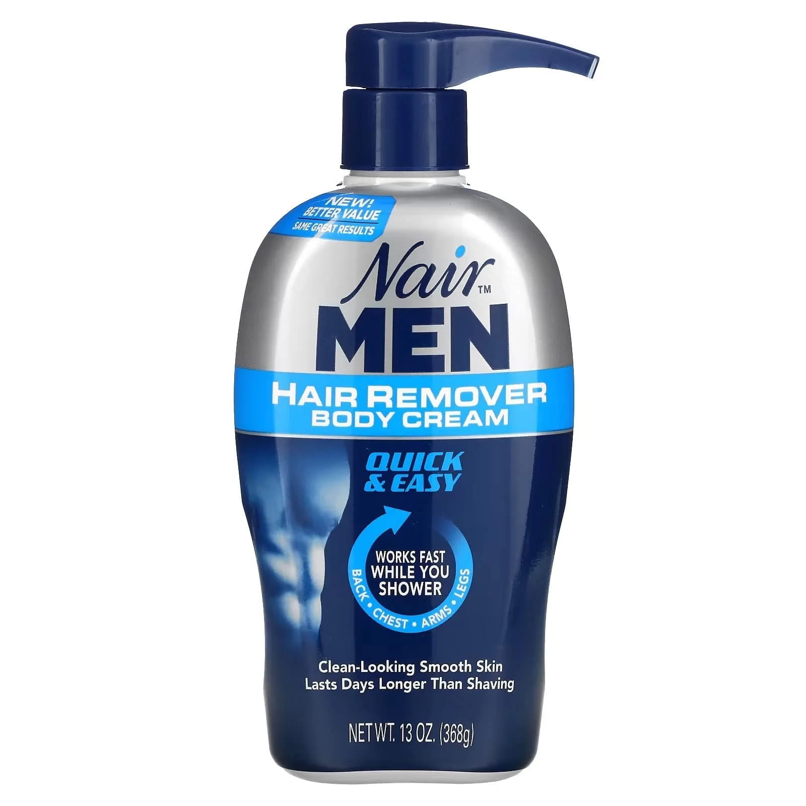 Nair Hair Remover Men Body Cream 368 ml Pump by Nair