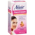 Nair Hair Remover Moisturizing Face Cream with Sweet Almond Oil 2 oz