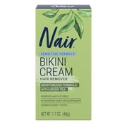 Nair Hair Remover Sensitive Formula Bikini Cream Hair Removal, 1.7 Oz Box