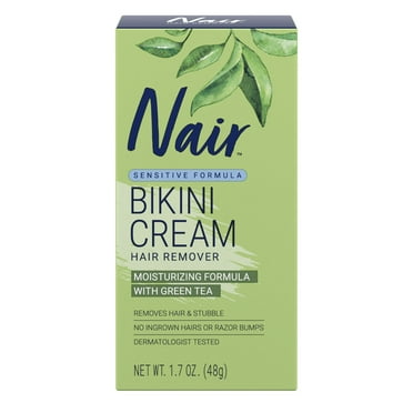 Nair Hair Remover Sensitive Formula Bikini Cream Hair Removal, 1.7 Oz Box
