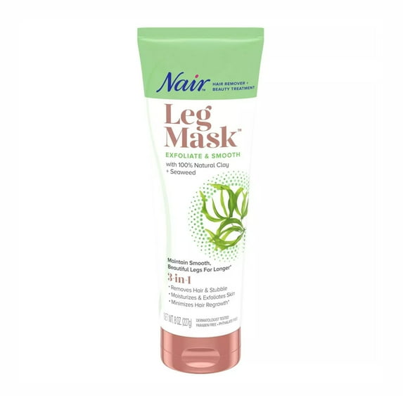 Nair Leg Mask Exfoliate & Smooth - 8oz,Pack of 6