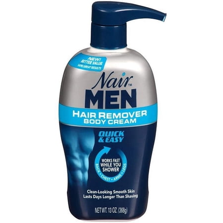 Nair Men Hair Remover Body Cream Quick & Easy 13oz