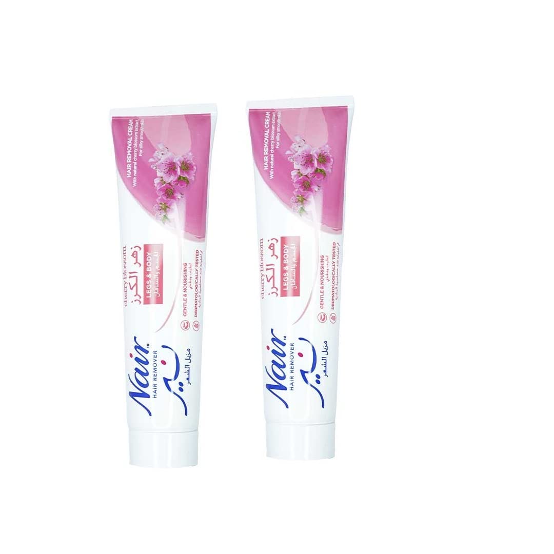Nair Tube Hair Remover Cream with Cherry Blossom Extract for Silky and
