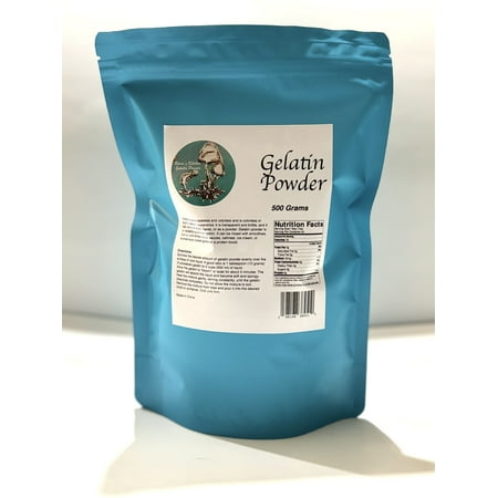 Naira's Kitchen Gelatin Powder Culinary 270 Bloom Foil Stand Up Pouch re Sealable 500 Grams