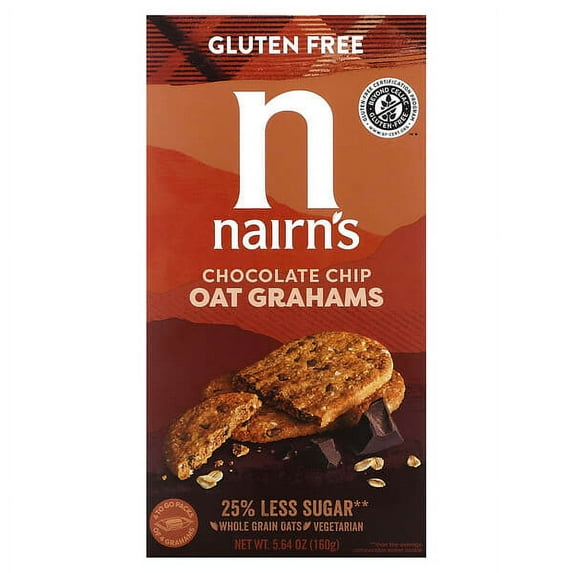 Nairn's, Oat Grahams, Gluten Free, Chocolate Chip, 5.64 oz