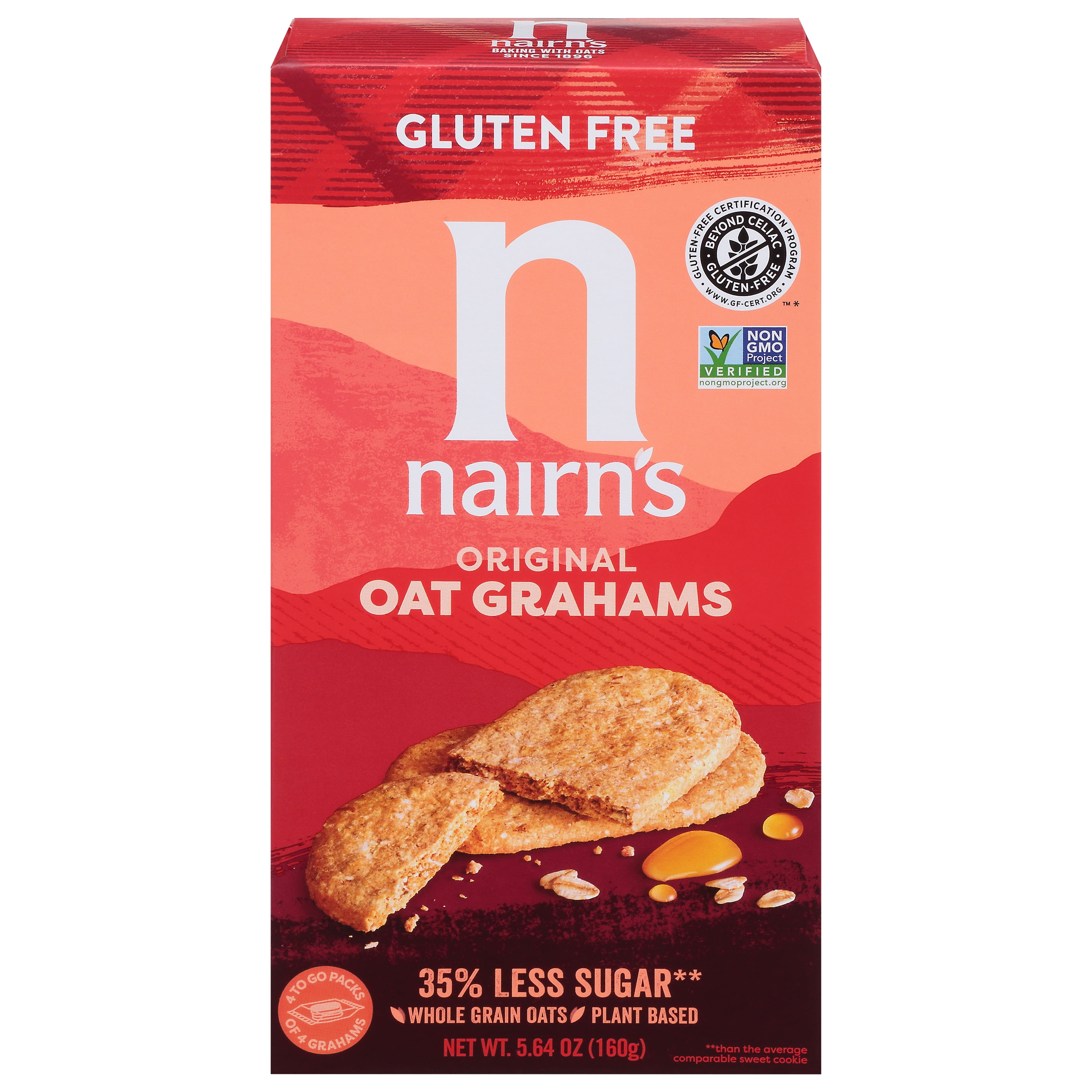 Nairn's Oatmeal Cookies Graham 5.64 oz (Pack Of 6)