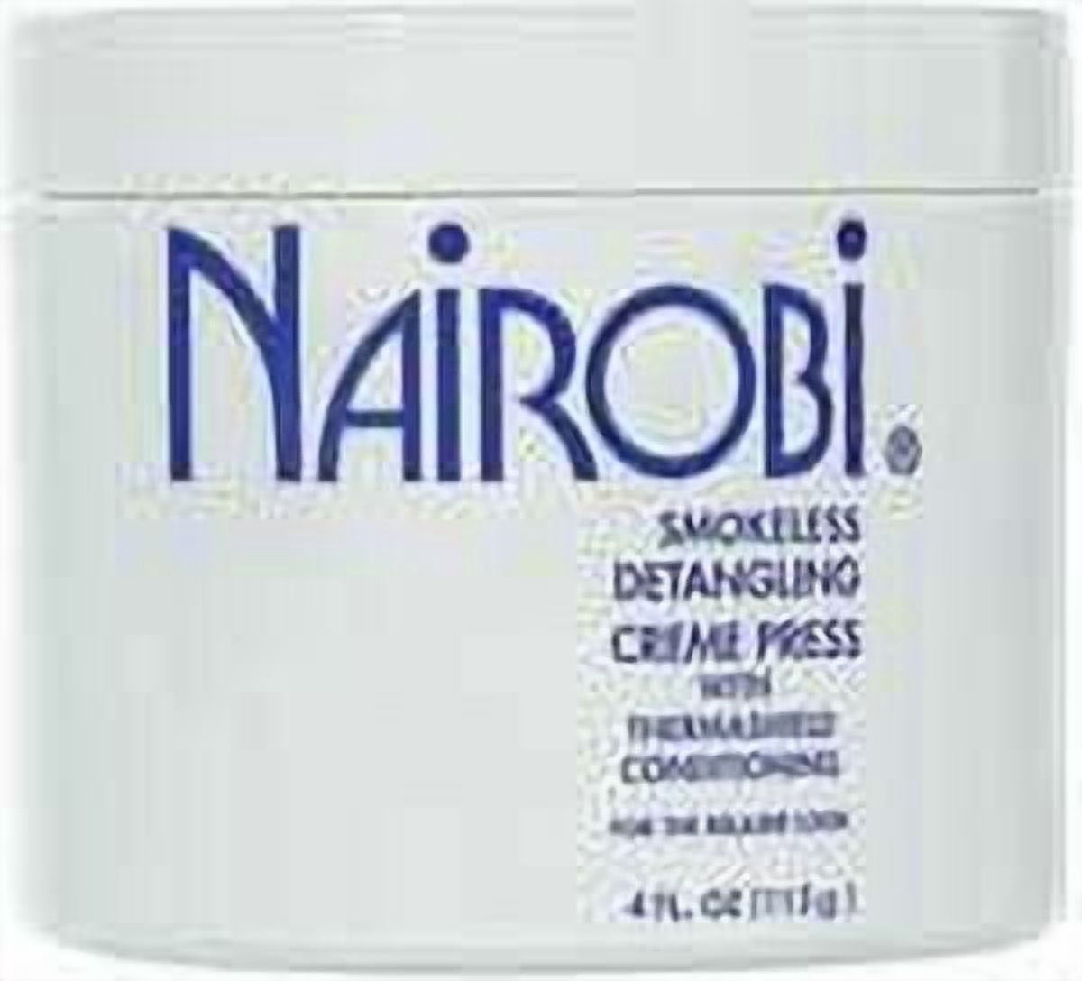 Nairobi Creme Press, Smokeless Detangling Hair Cream, 4 oz