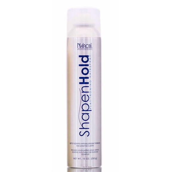 Nairobi Shape n Hold Flat-Ironing Hairspray - 10 oz