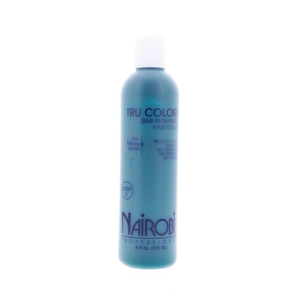 Nairobi Tru Colors Semi-Permanent Hair Color, No.1 Pure Black, 8 oz