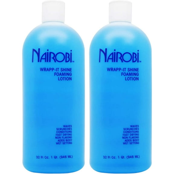 Nairobi Wrapp-It Shine Foaming Lotion, 32 Fl Oz (Pack of 2)