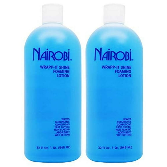 Nairobi Wrapp-It Shine Foaming Lotion, 32 oz 2 Pack