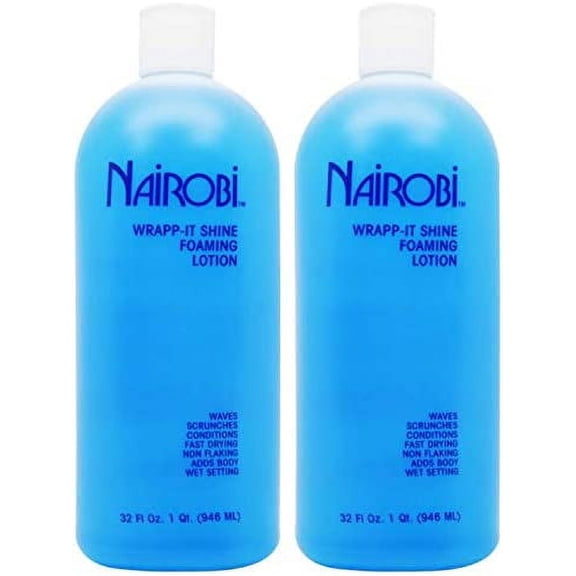 Nairobi Wrapp-It Shine Foaming Lotion 32oz (Pack of 2)