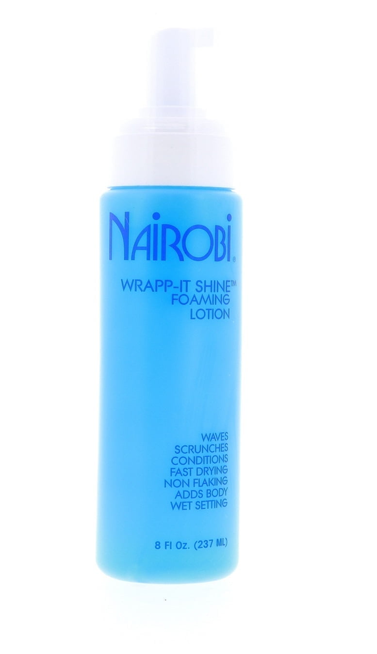 Nairobi Wrapp-It Shine Foaming Lotion, 8 oz 2 Pack