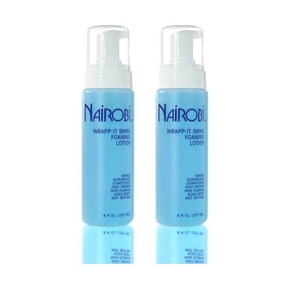 Nairobi Wrapp-It Shine Foaming Lotion 8oz "Pack of 2"
