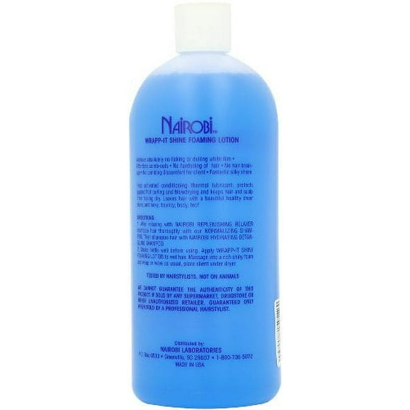 Nairobi Wrapp It Shine Foaming Lotion for Unisex, 32 Ounce