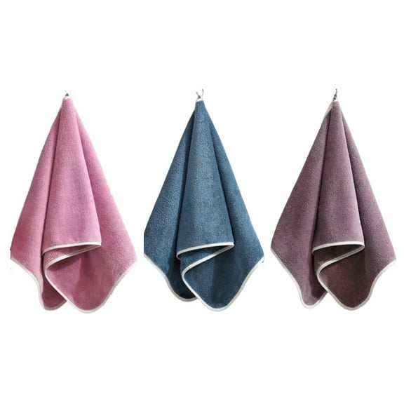 Naisfei 3 Pack Microfiber Gym Towels Super Soft, Quick Drying, Absorbent Towel for Fitness, Yoga, Swimming, Sports, Workout, Skin-Friendly for Women Men (13.77" x 29.52")