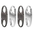 thumbnail image 1 of Naisfei 4 Pcs Zipper Clip Theft Deterrent, S Shaped Zipper Connectors, Double Zipper Pull Replacements, Zipper Clips Anti Theft, Zipper Pull Repair Pull Tabs Zipper Slider Replacement Metal Zipper, 1 of 4