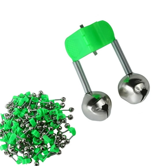 Naisfei 46 Pcs Fishing Rod Extra Loud Alarm Dual Alert Bell, Fishing Rod Alarm Bell, Fishing Bells, Fishing Rod Bells, Fishing Bells for Rods Clip, Fishing Bells, for All Kinds of Sea Rod