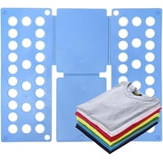 Naisfei T Shirts Clothes Folder Boards,Laundry Folder Home Storage Tool, Fast and Fun Board,Clothes T Shirt Top Folder Folding Board Flip Fold Laundry OrganizerBlue