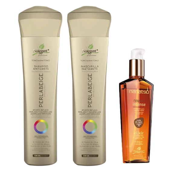 Naissant Professional Pearl Blonde - Perla Beige Matiz Hair Color Intensifier and Tone Corrector.