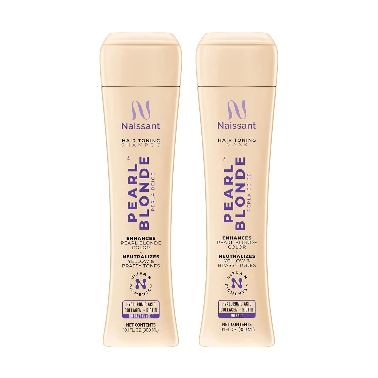 Naissant Pearl Blonde Hair Tone Corrector & Intensifier Shampoo
