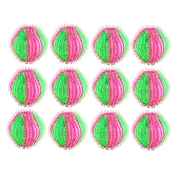 Naittoop 12 Pet Hair Remover Balls for Laundry: Reusable Washing Machine and Dryer Fur Catcher for Dog and Cat Hair Clothes and Bedding