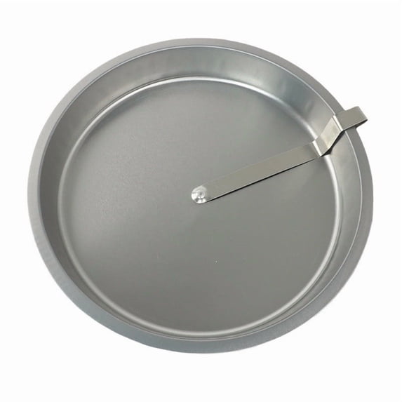 Naittoop 1pcs 9.8in Nonstick Round Cake Pan with Release Lever Easy Cake Removal Bakeware for Home Baking Even Heating Metal Pan for Cheesecake Chiffon and Party Treats