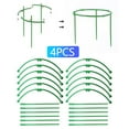 thumbnail image 1 of Naittoop 4 pcs Tomato Ring Cage Small Plants Support Cage.Adjustable Garden Cucumber Trellis Plants Stakes Support for Tomato Trellis Climbing Plants Flower Cages for Small Plants, 1 of 7