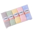 thumbnail image 1 of Naittoop 5 PCS Coral Velvet Hand Towels Set for Bathroom Kitchen Hand Towels Absorbent Decorative Jacquard Weave Bath Decor Preppy Bathroom Decor Gift, 13.8 x 29.5 in, 1 of 4