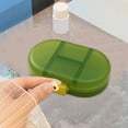 thumbnail image 1 of Naittoop 8 Compartments Travel Pill Organizer, Daily Pill Case Small Pill Box for Pocket Purse, Portable Pill Container Medicine Vitamin Organizer Humidity Proof Sealed Vitamin Box Green, 1 of 7