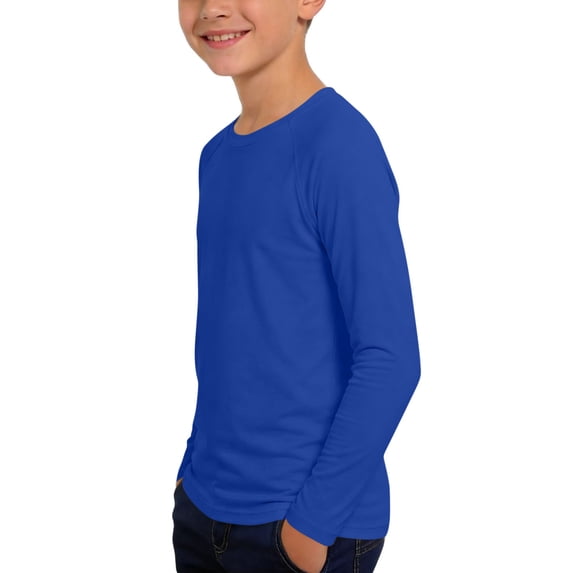 Naittoop Boys Girls UPF 50+ Swim Shirt Long Sleeve UV Sun Protection Rash Guard Youth Kids SPF Fishing Shirts for Beach Surf