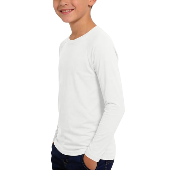 Naittoop Boys Girls UPF 50+ Swim Shirt Long Sleeve UV Sun Protection Rash Guard Youth Kids SPF Fishing Shirts for Beach Surf
