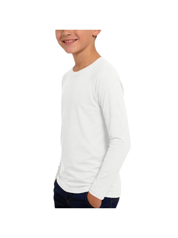 Boys Girls UPF 50+ Swim Shirt Long Sleeve UV Sun Protection Rash Guard Youth Kids SPF Fishing Shirts for Beach Surf