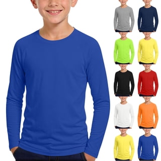 Naittoop Boys Girls UPF 50+ Swim Shirt Long Sleeve UV Sun Protection Rash Guard Youth Kids SPF Fishing Shirts for Beach Surf