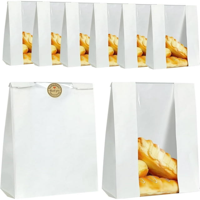 Naittoop Clearance 2024! 50PC Homemade Bread Paper Bread Bag 11.4x8.2x3 ...