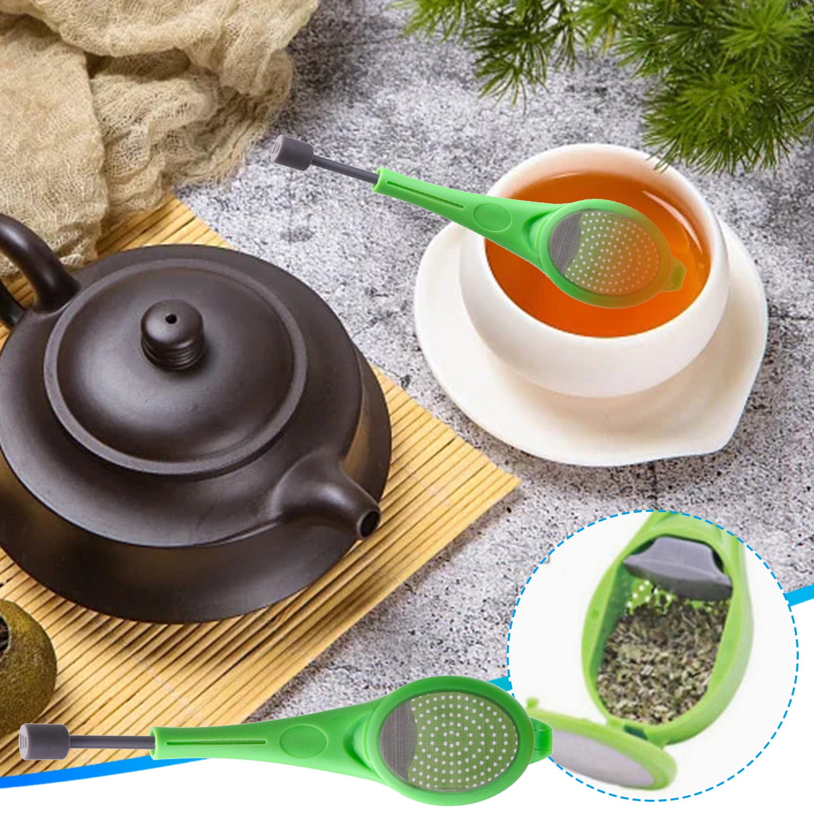 Naittoop Clearance 2024! Household Chinese Tea Set Tea Stopper Travel