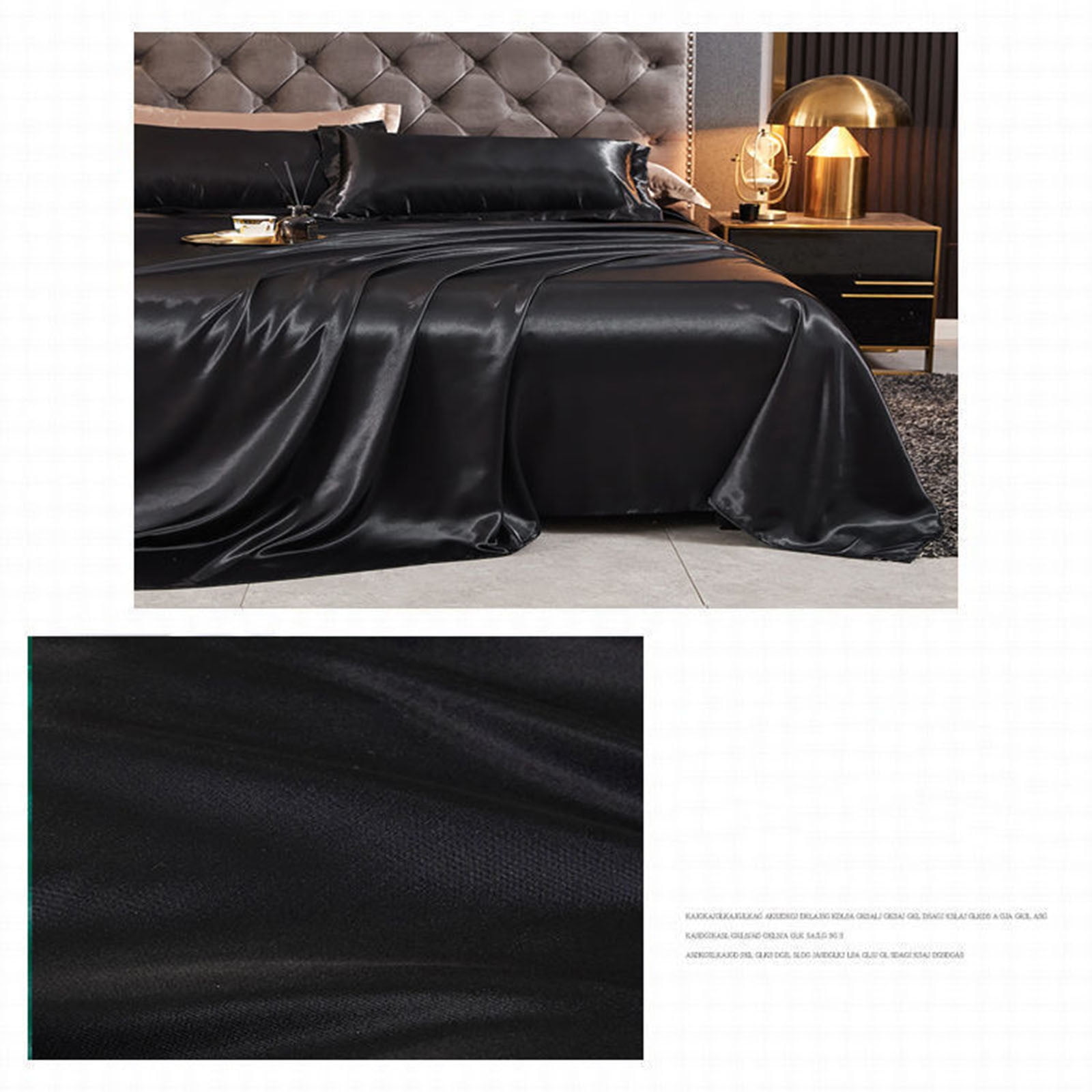 Naittoop Clearance 2024! Summer Ice Silk Sheets Summer Coolness