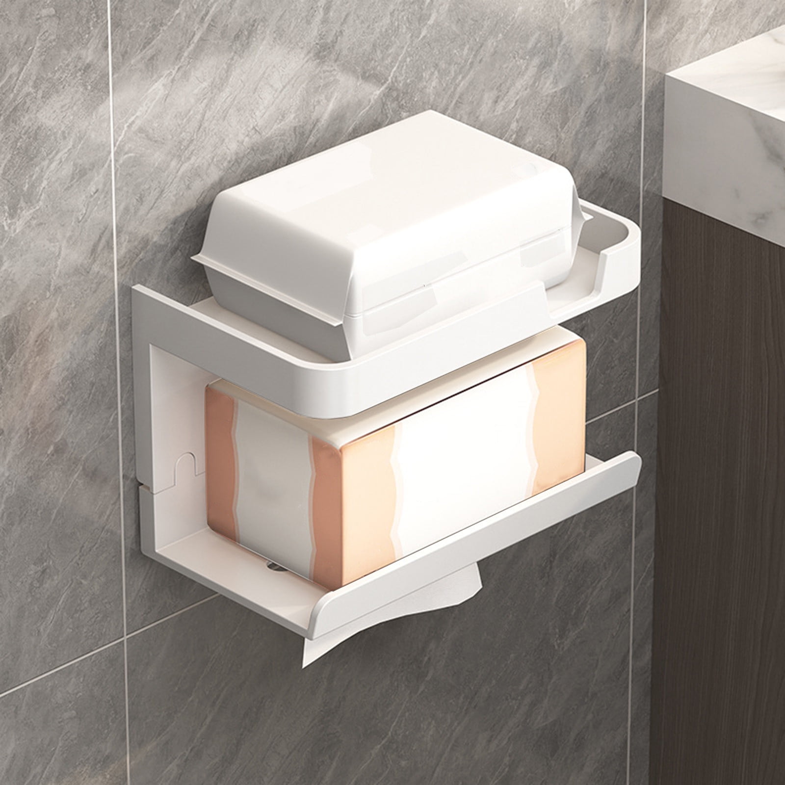 Naittoop Clearance 2024! Toilet Paper Bracket Wall Mounted Oppose Rust