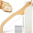 Naittoop Clearance 2024! Wooden Bread Cutting Knife Pie Knife Serrated