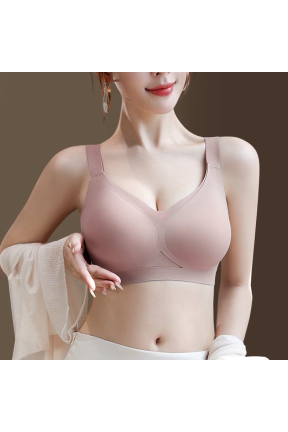 Comfort Wireless Shaper Bra, Full Coverage No Underwire Everyday Bras, Posture Correction Bras for Women
