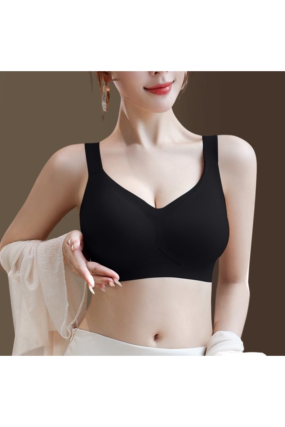 Comfort Wireless Shaper Bra, Full Coverage No Underwire Everyday Bras, Posture Correction Bras for Women