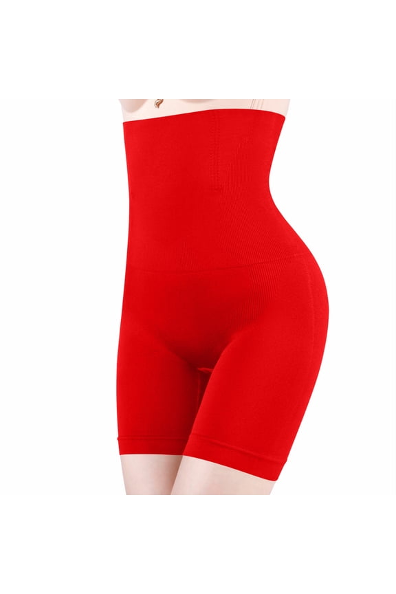 High Waisted Compression Pants No Roll Edge Hip Lifting Tummy Reduction Shaping Underwear for Everyday Wear Under Dresses