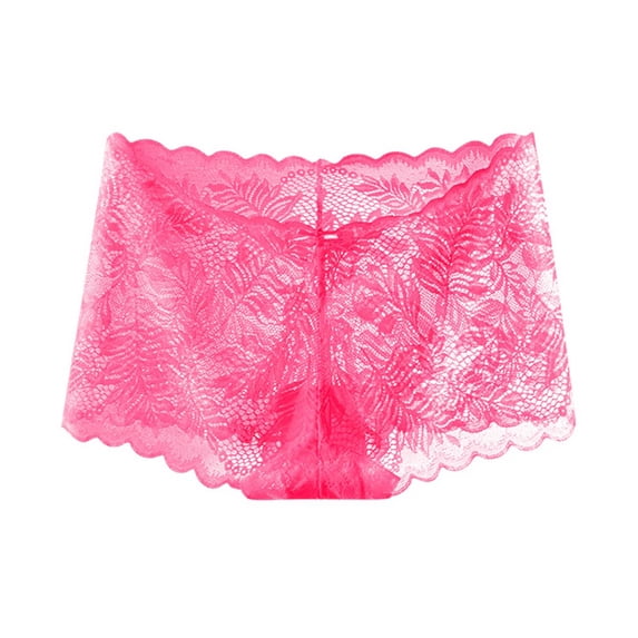 Naittoop High Waisted Lace Underwear for Women Sexy Bikini Panties Soft Full Coverage Solid Color Sexy Womens Briefs